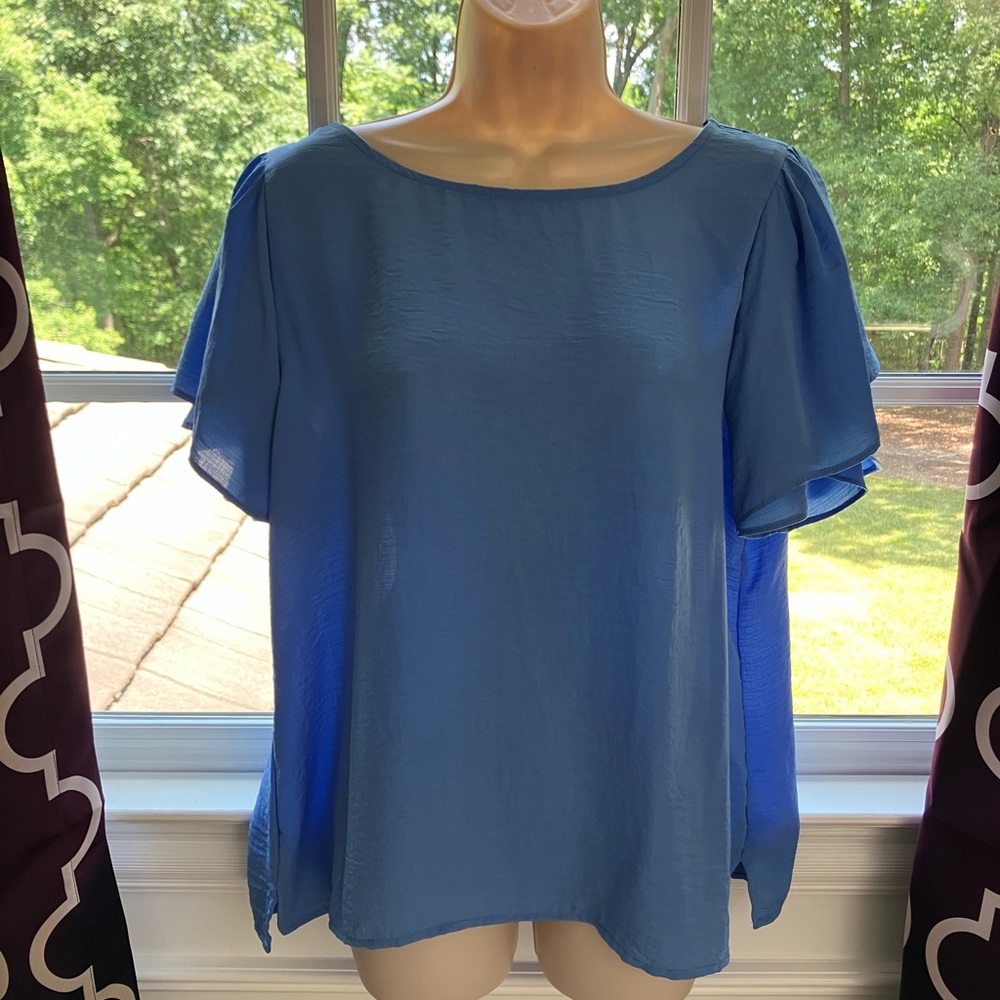 Blue blouse Vince Camuto L